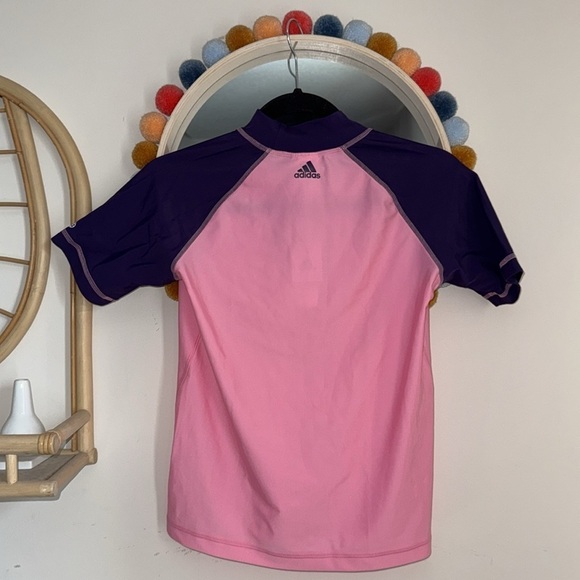 *NWT Adidas Kids Rashguard Swim Top - Picture 3 of 5